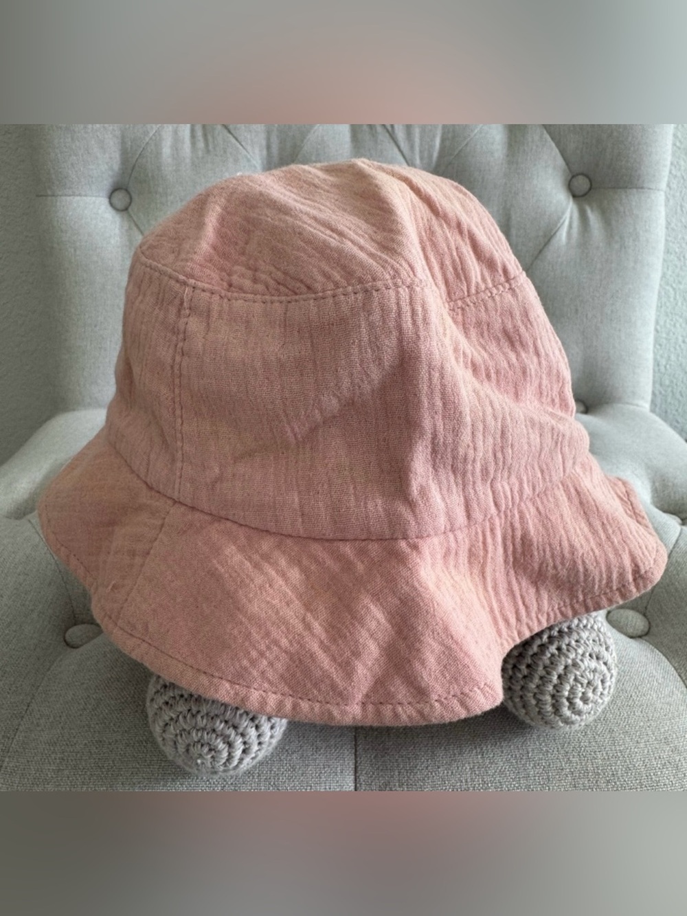 Zara Kids Light Pink Bucket Hat